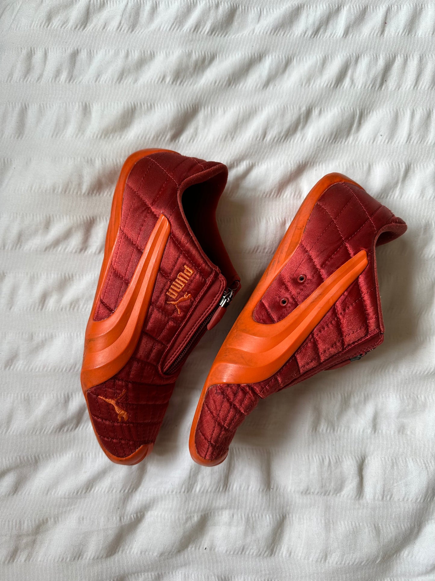 Puma zipper trainers