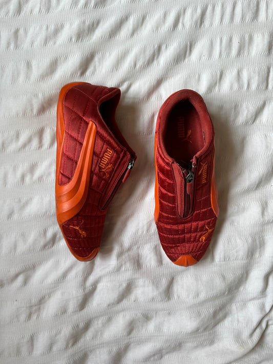 Puma zipper trainers