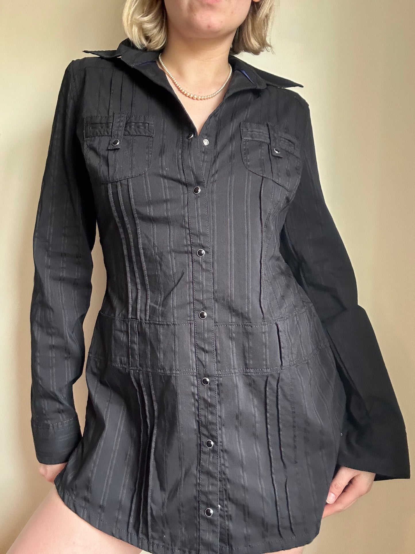 Cargo style mini dress