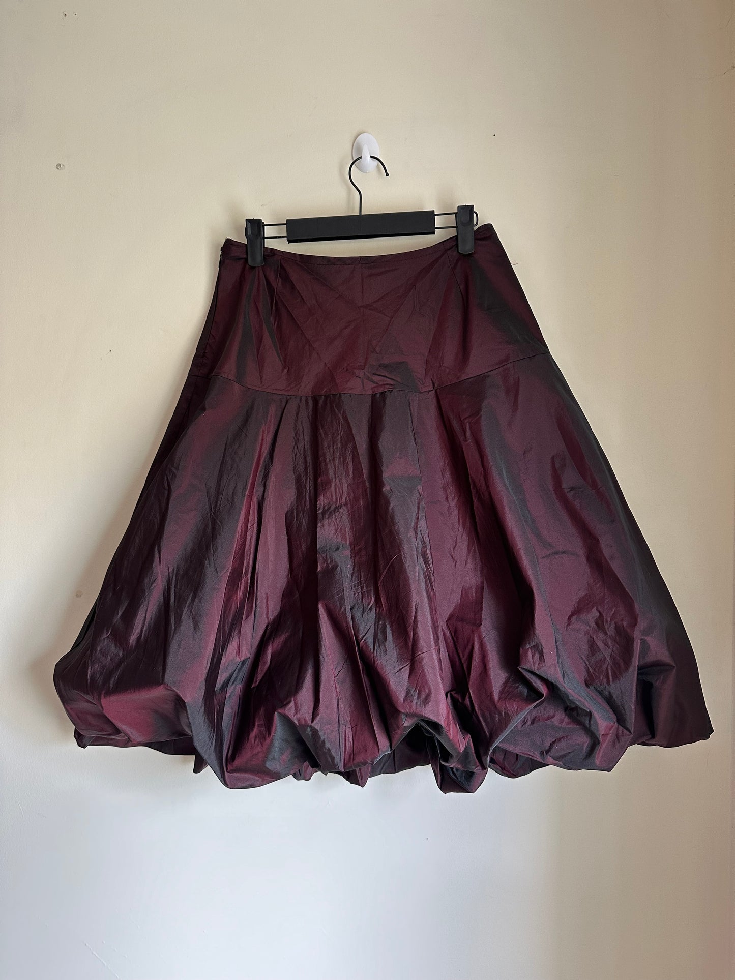 Bubble midi skirt