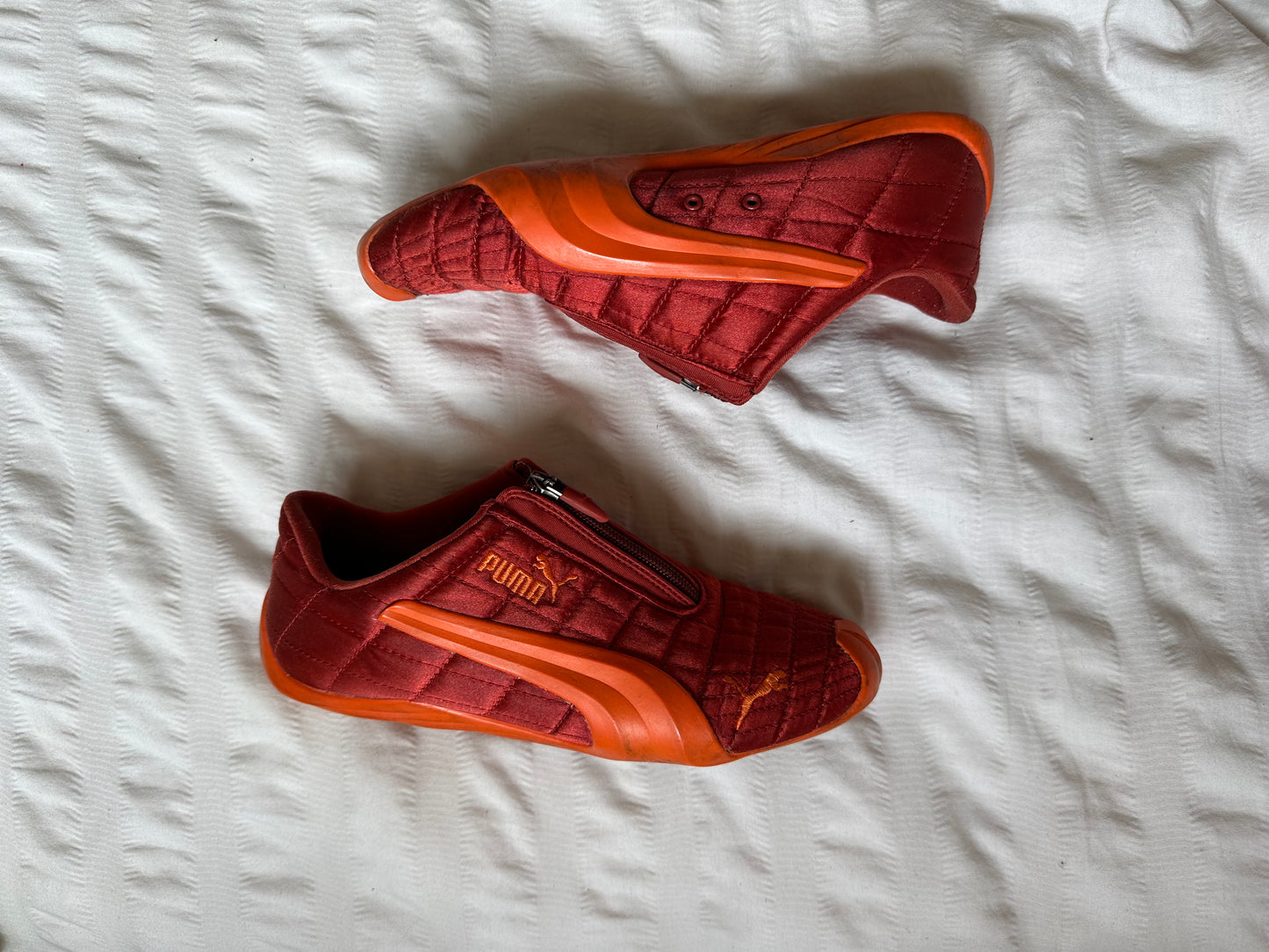 Puma zipper trainers