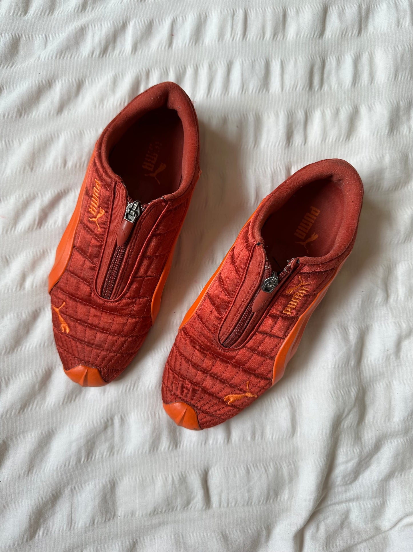Puma zipper trainers