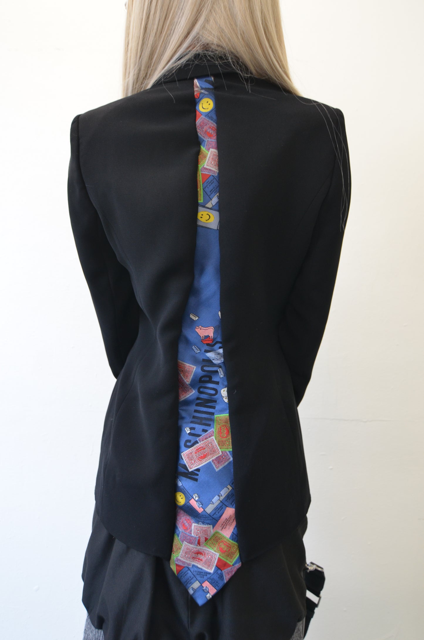 Moschino Tie Reworked Blazer