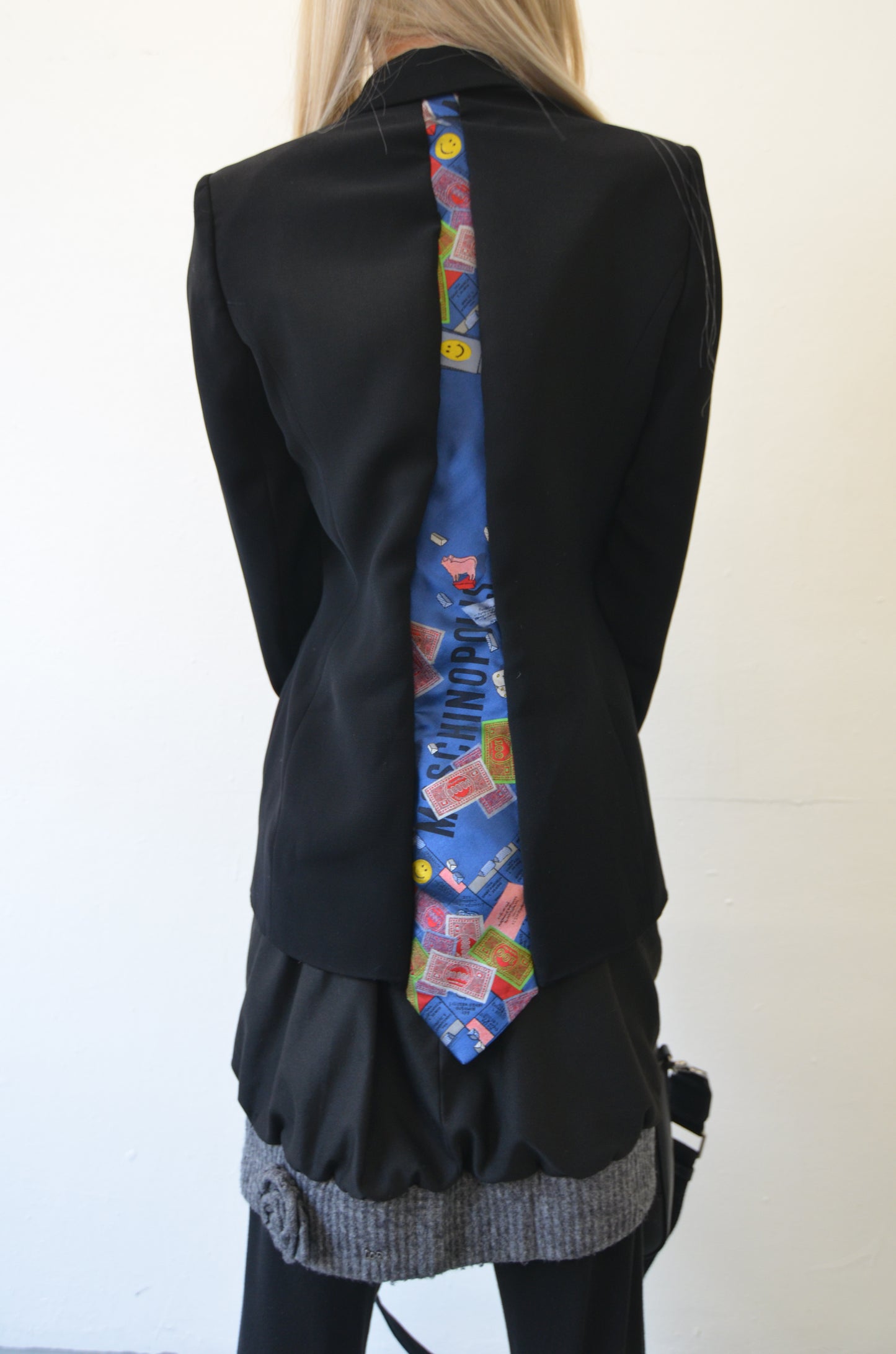 Moschino Tie Reworked Blazer