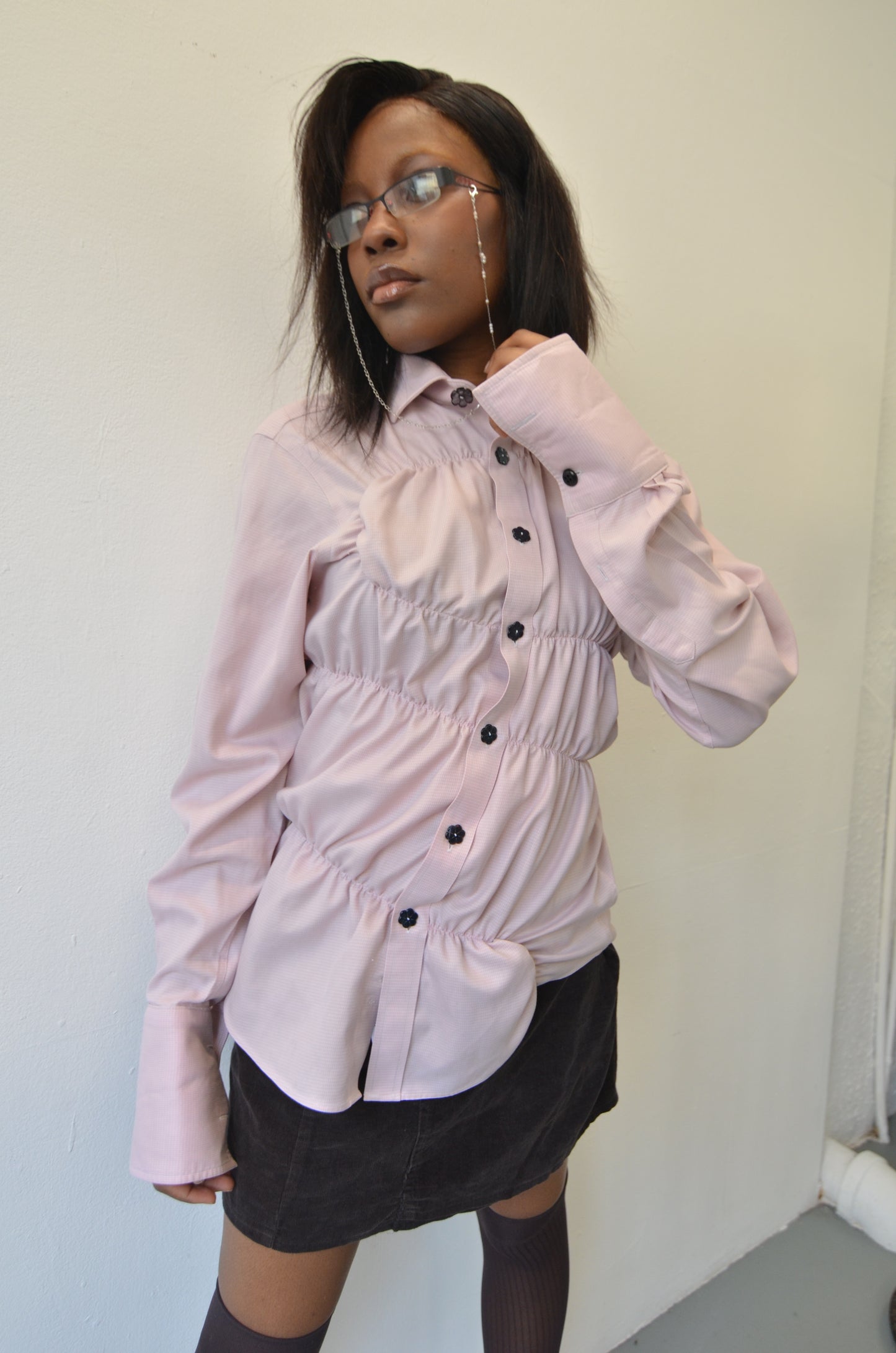 AYALA Shirt // PINK FLOWER