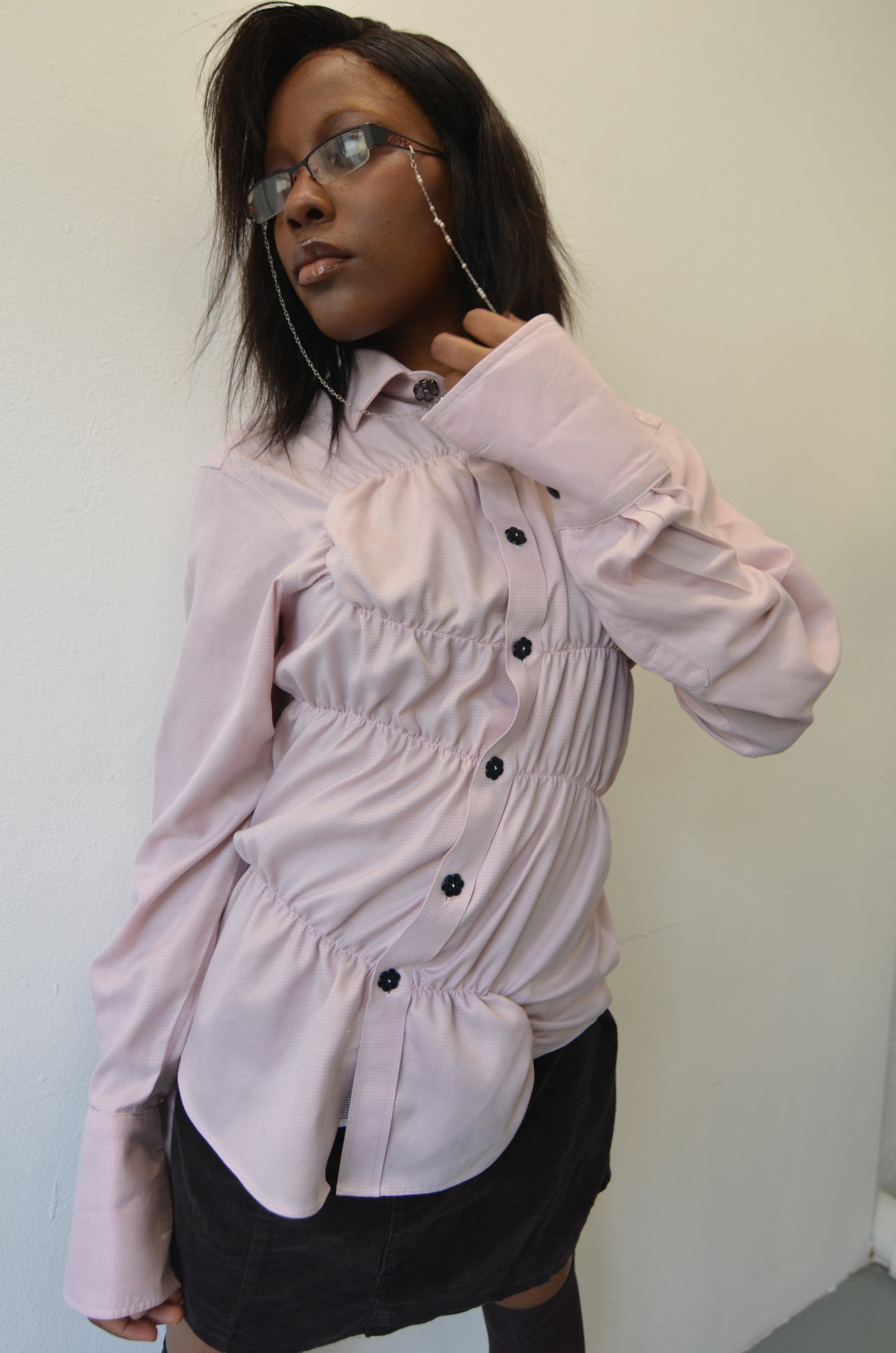 AYALA Shirt // PINK FLOWER