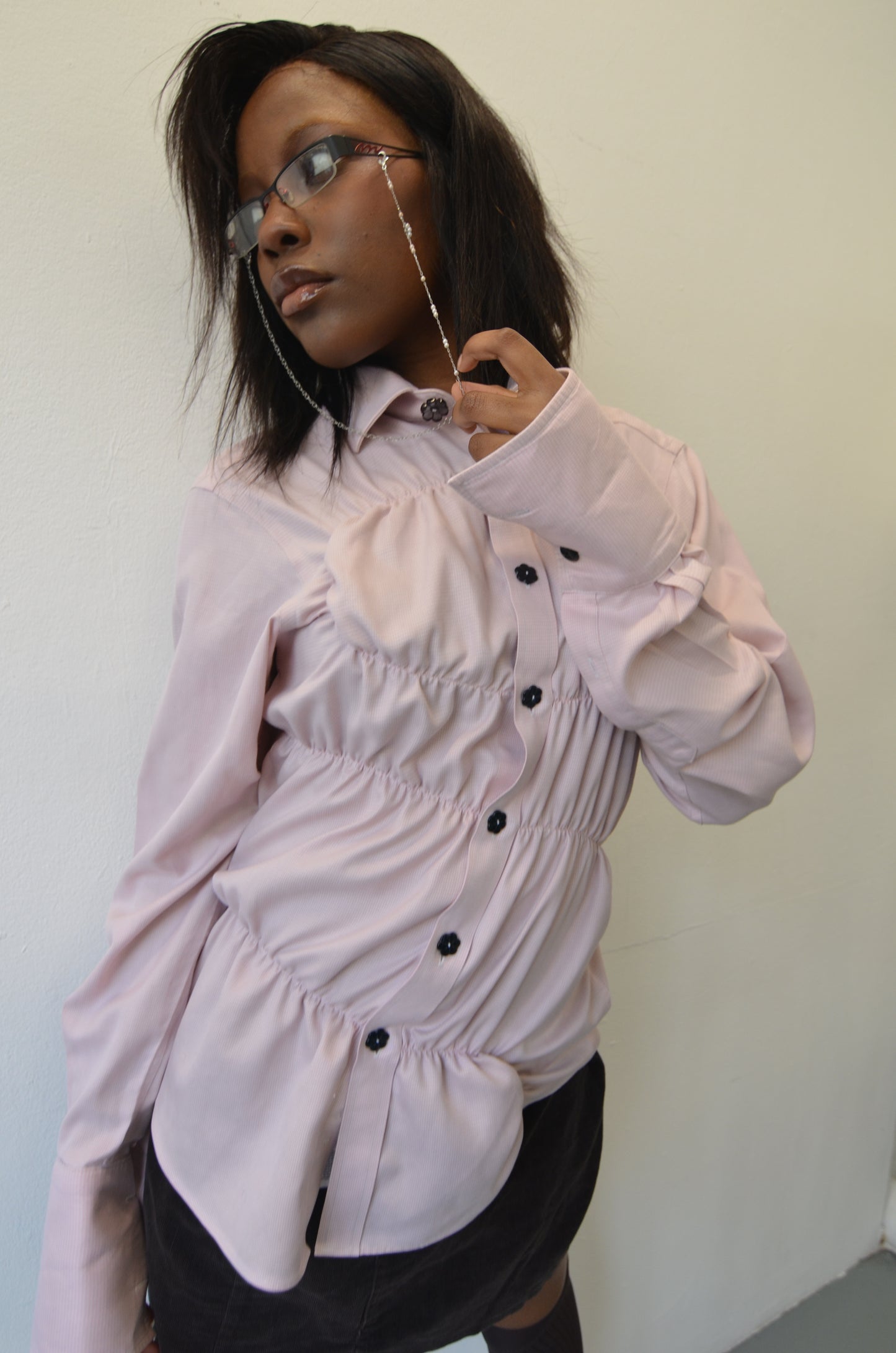AYALA Shirt // PINK FLOWER