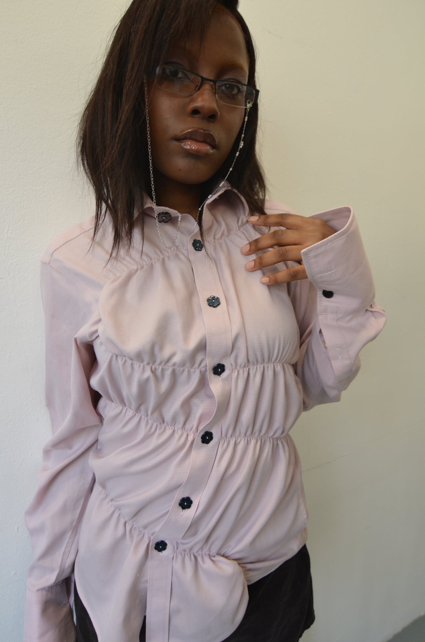 AYALA Shirt // PINK FLOWER