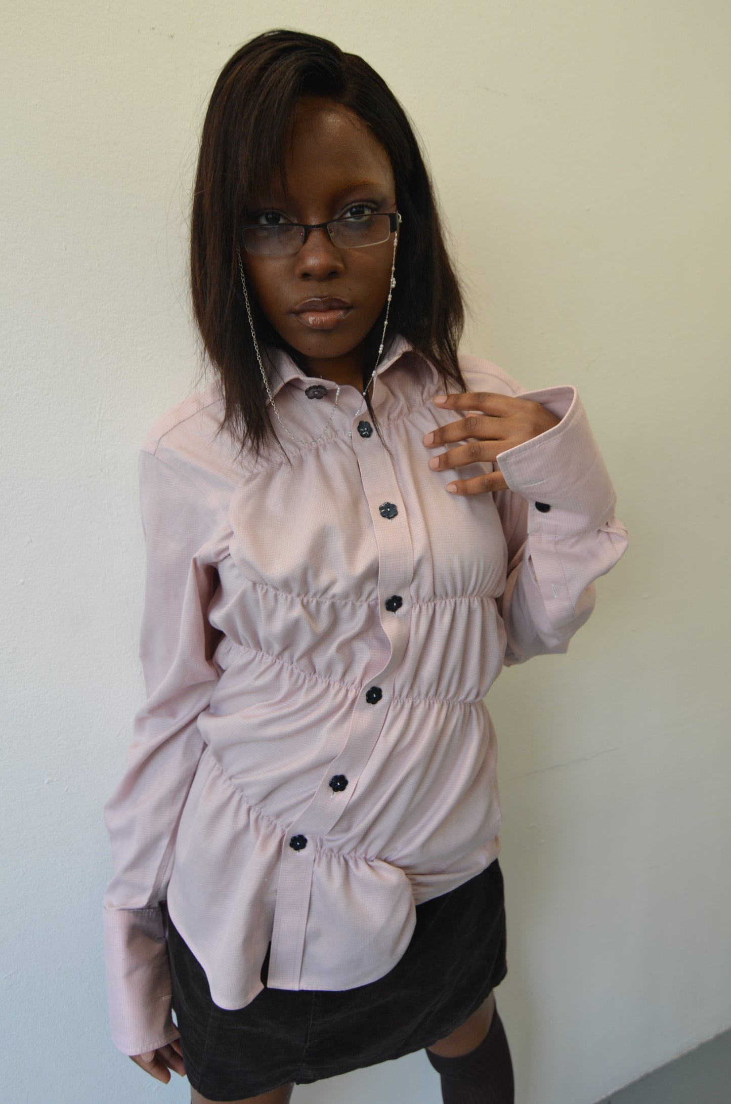 AYALA Shirt // PINK FLOWER