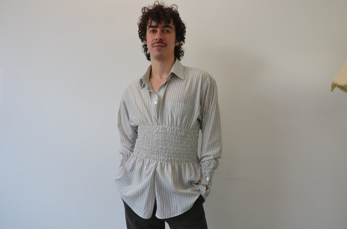LILLIAN Shirt // STRIPED Rouched