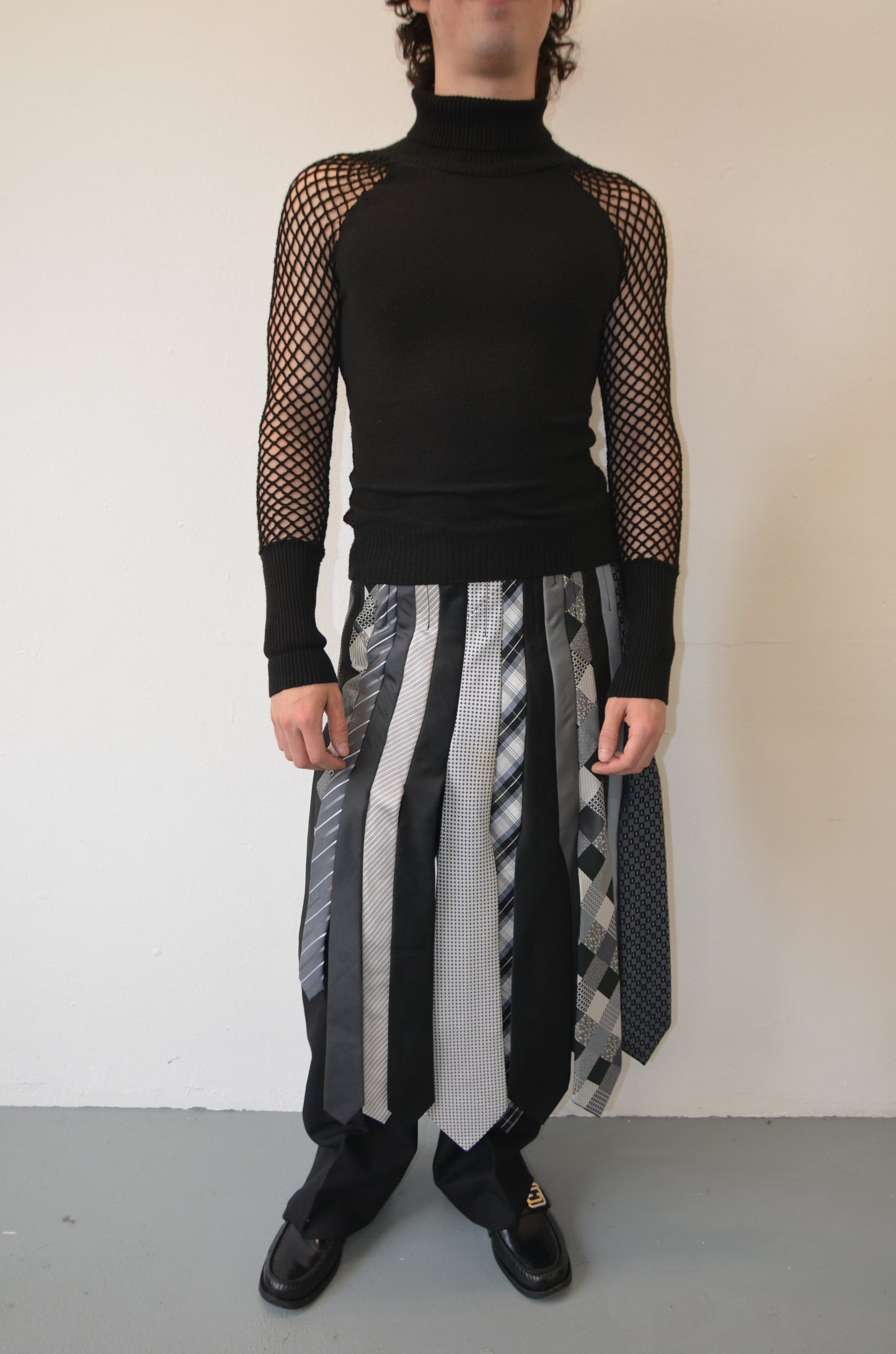 I Mean Business Tie skirt // MONOCHROME