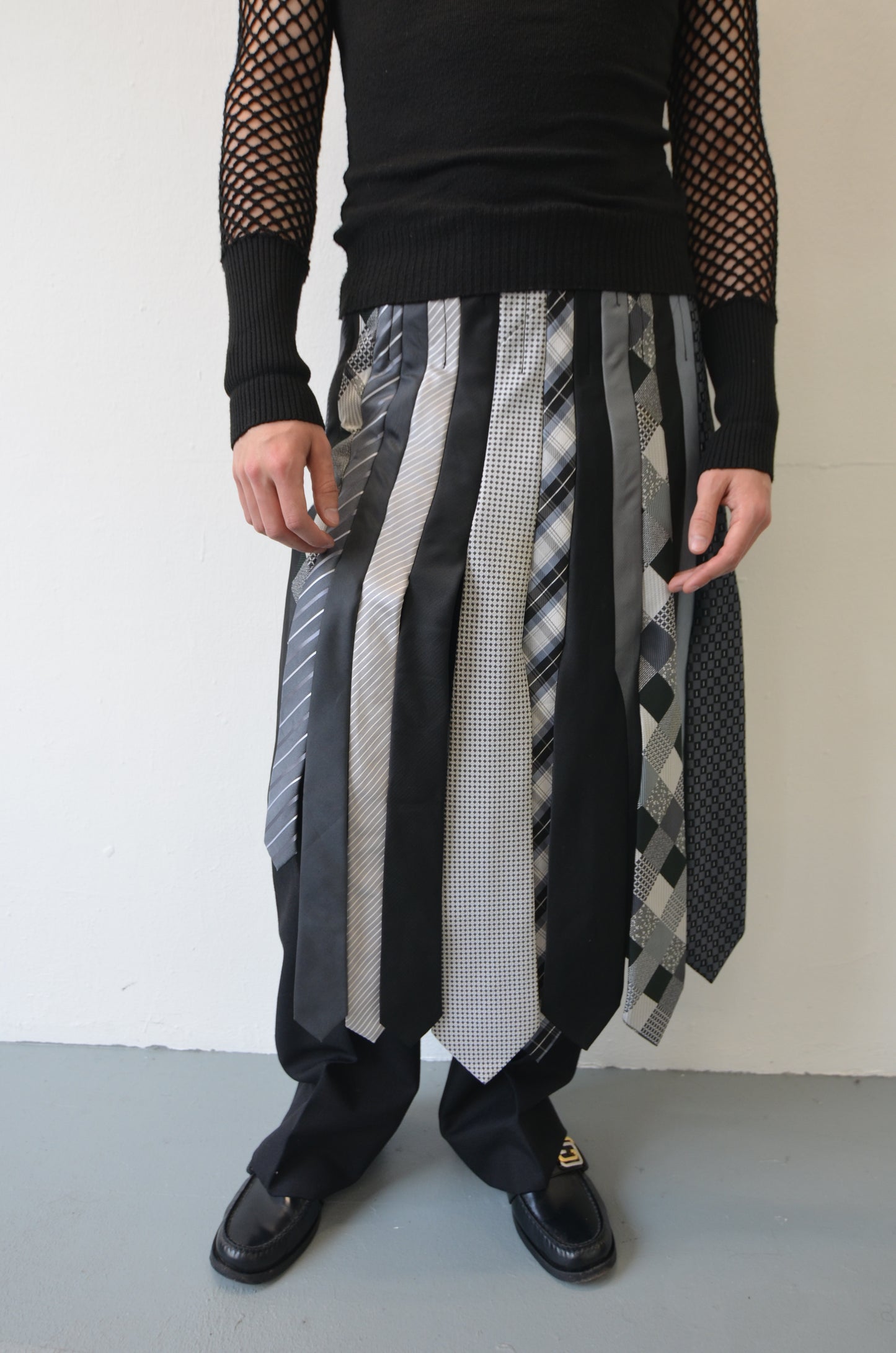 I Mean Business Tie skirt // MONOCHROME