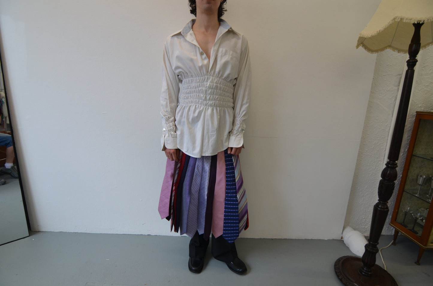 LILLIAN Shirt // WHIITE Rouched