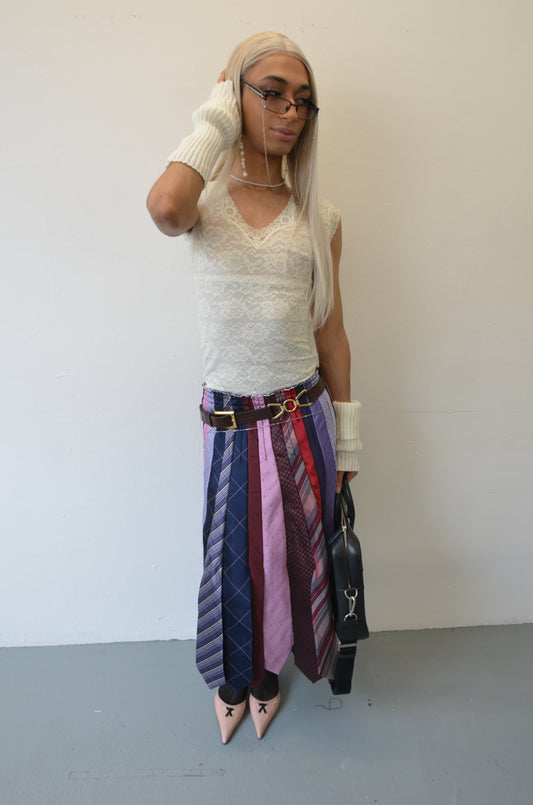 I MEAN BUSINESS tie skirt // COLOUR