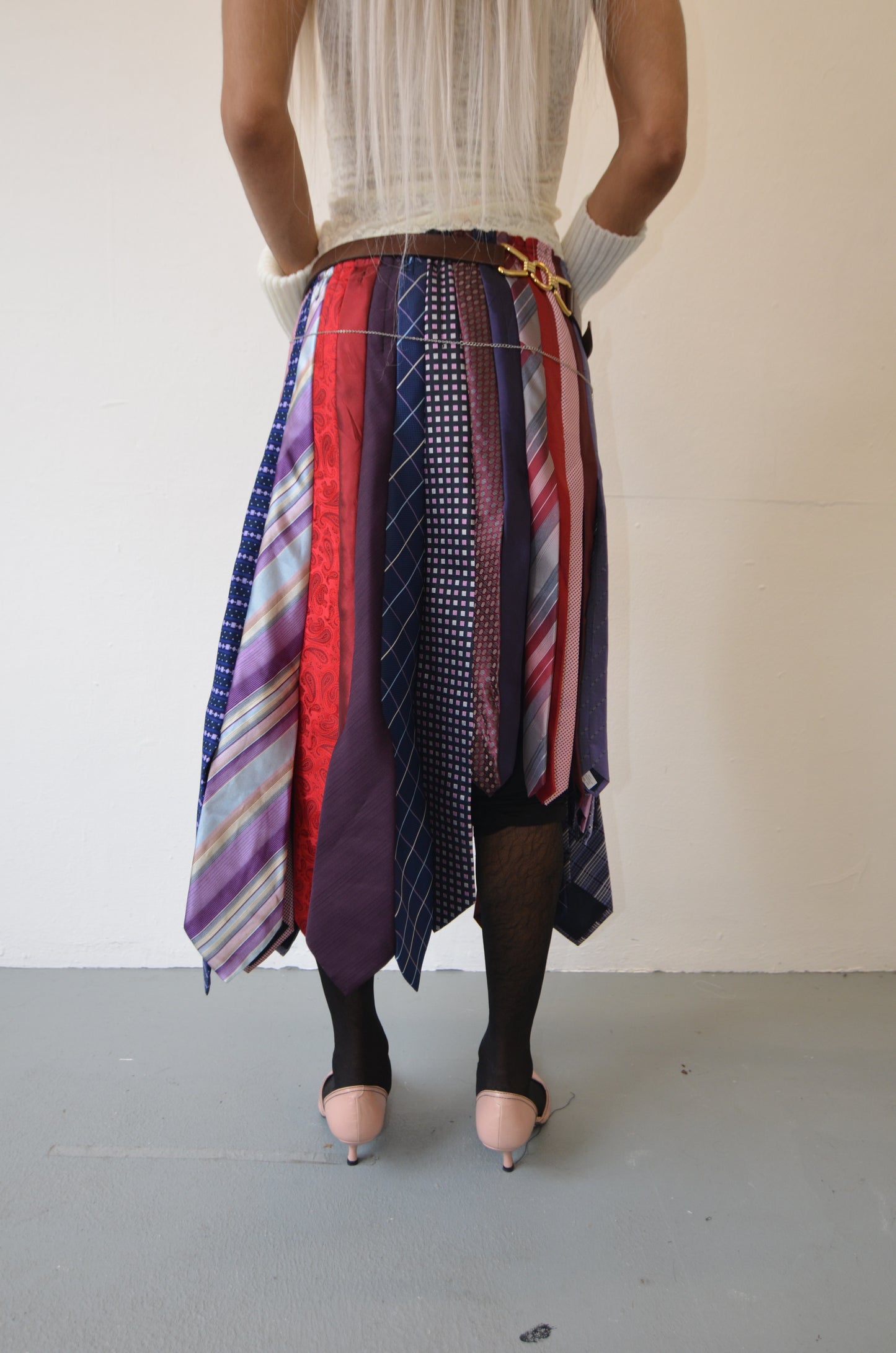 I MEAN BUSINESS tie skirt // COLOUR