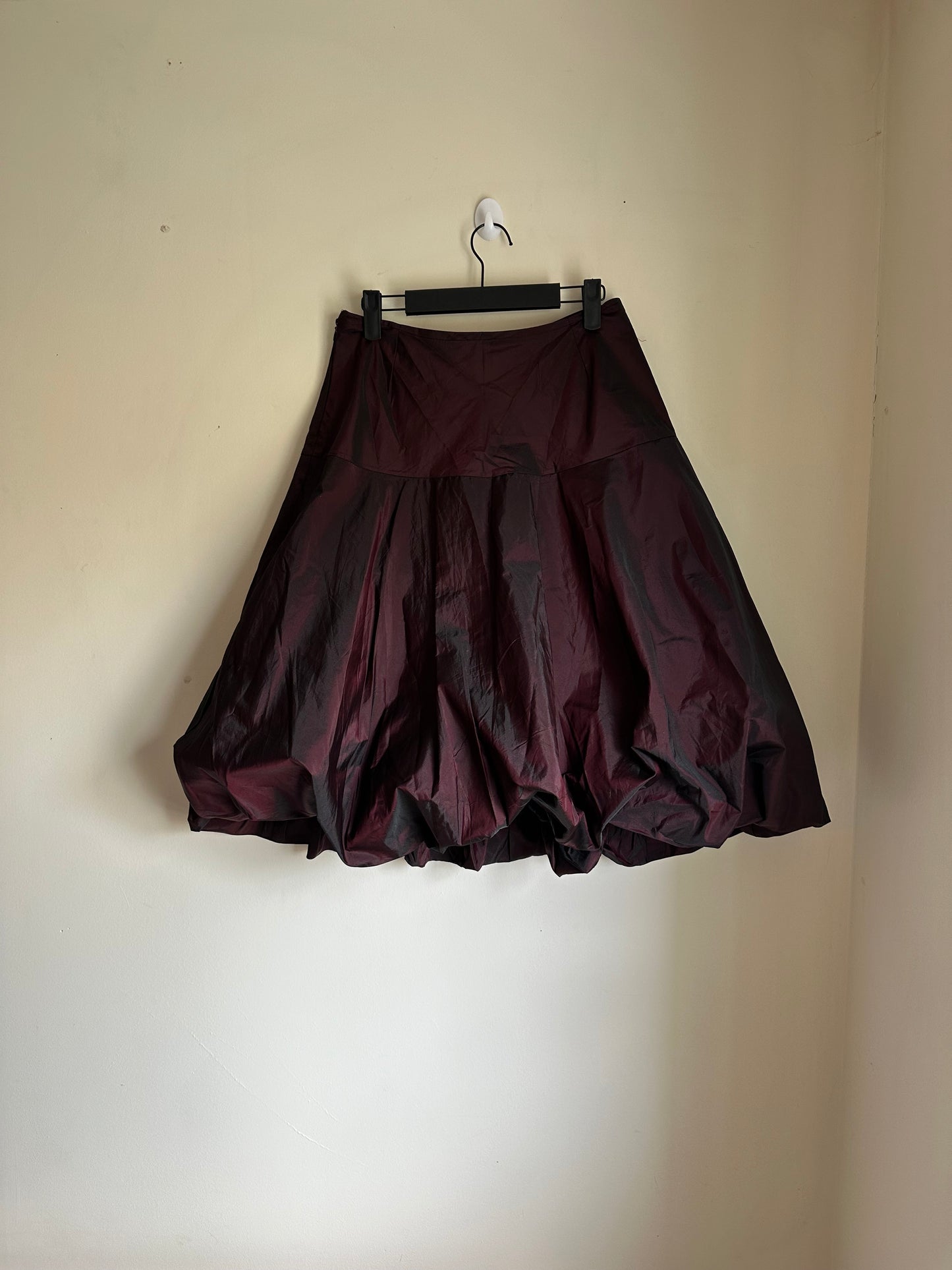 Bubble midi skirt