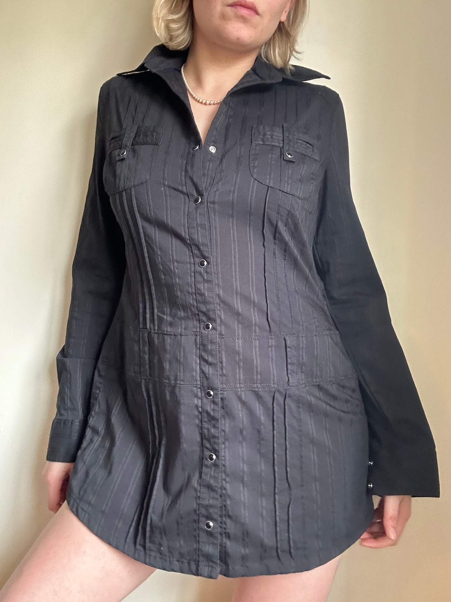 Cargo style mini dress