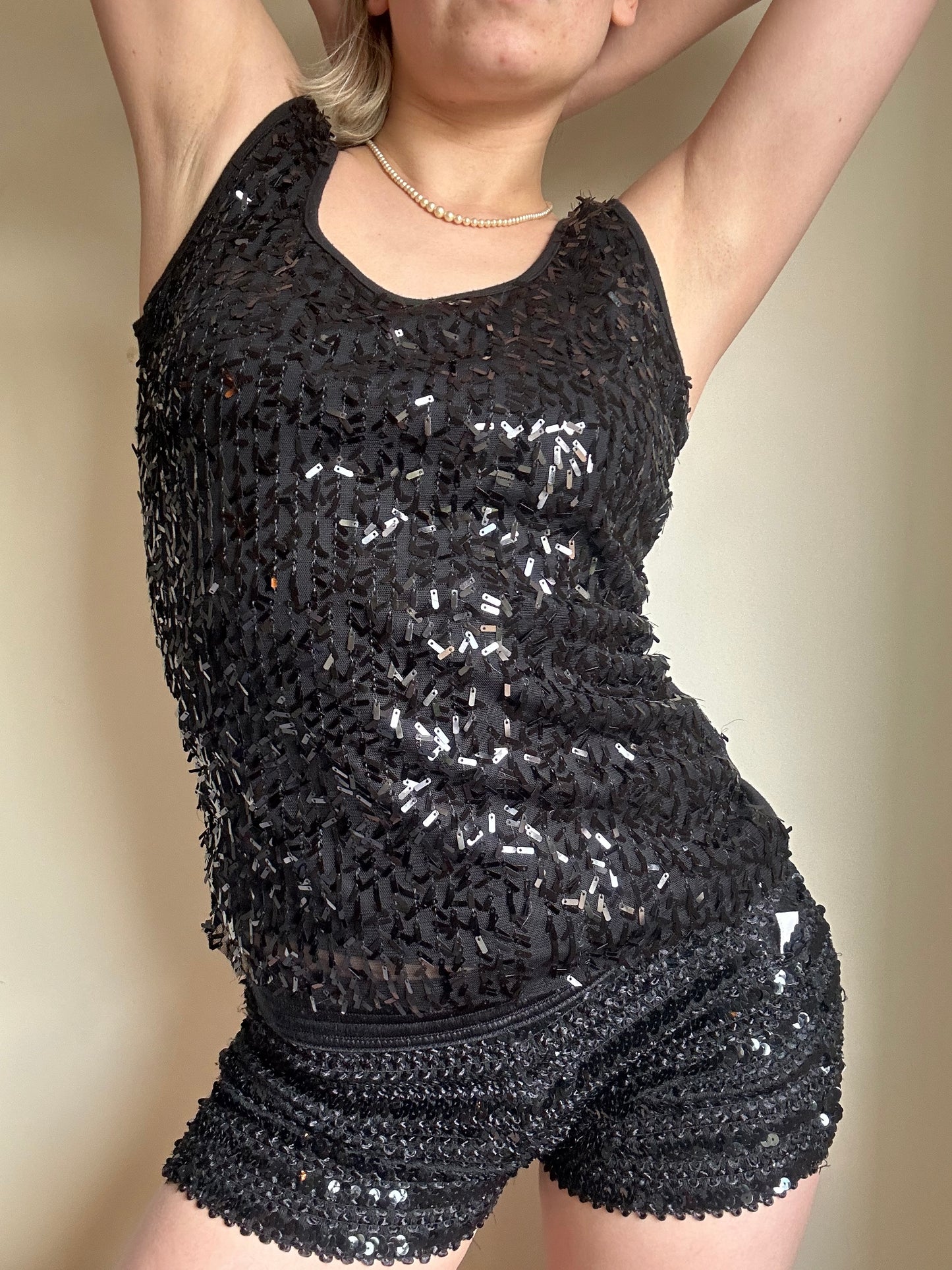 Sequin vest top