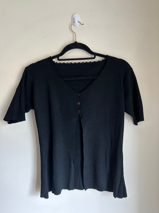 Short sleeved cardigan